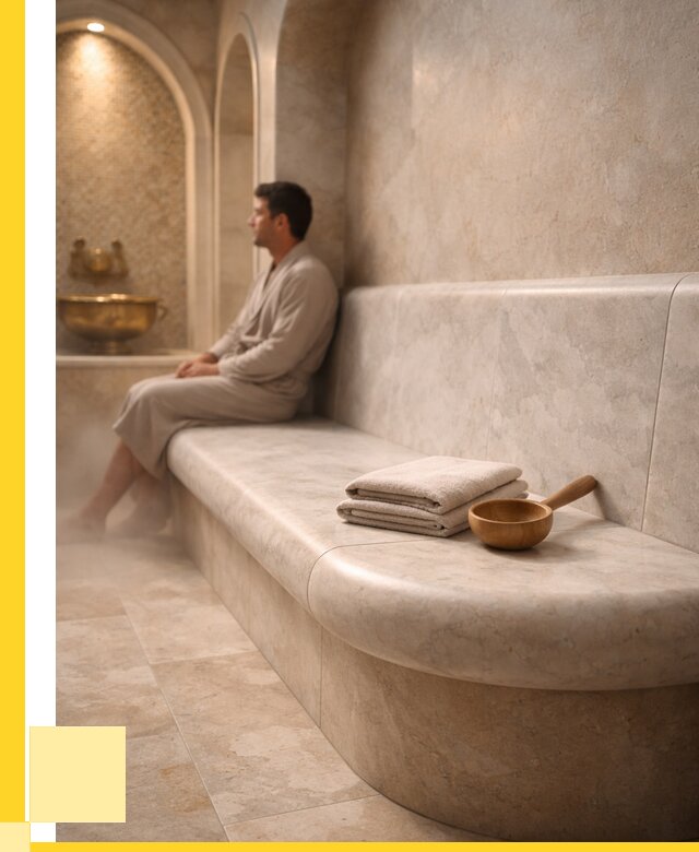 Сиденья для хамама в Ржеве под ключ от 12335 р. | ЭриданРжв