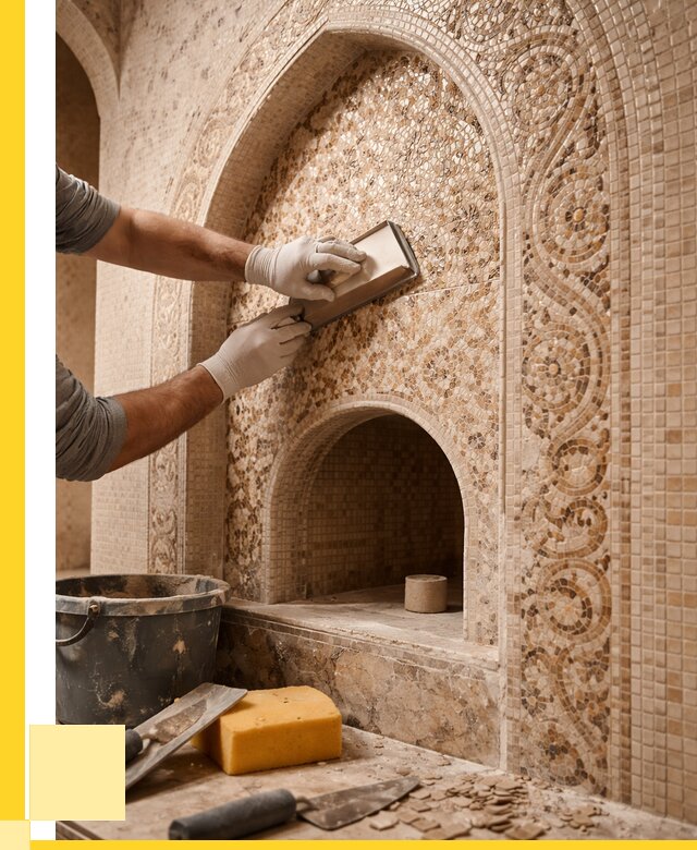 Мозаика для хамама в Ржеве под ключ от 5140 р. | ЭриданРжв