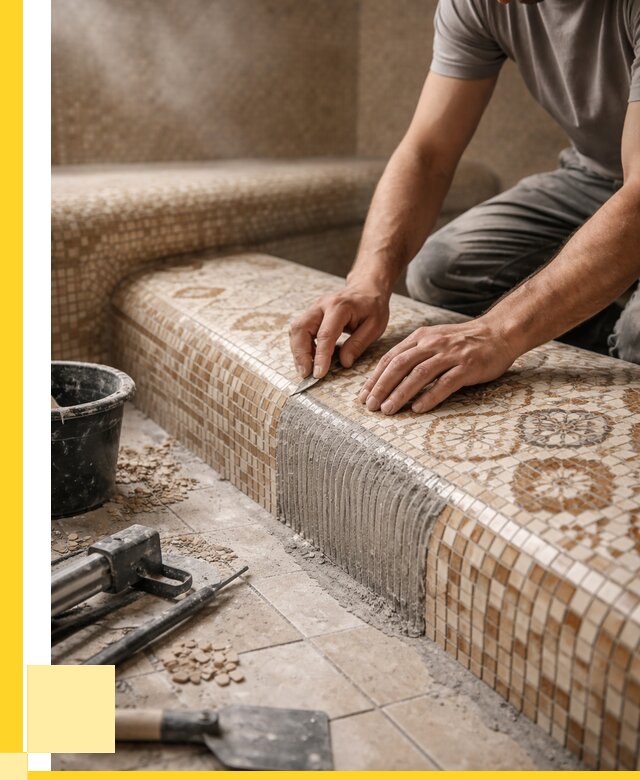 Плитка для хамама под ключ в Ржеве от 3598 р. | ЭриданРжв